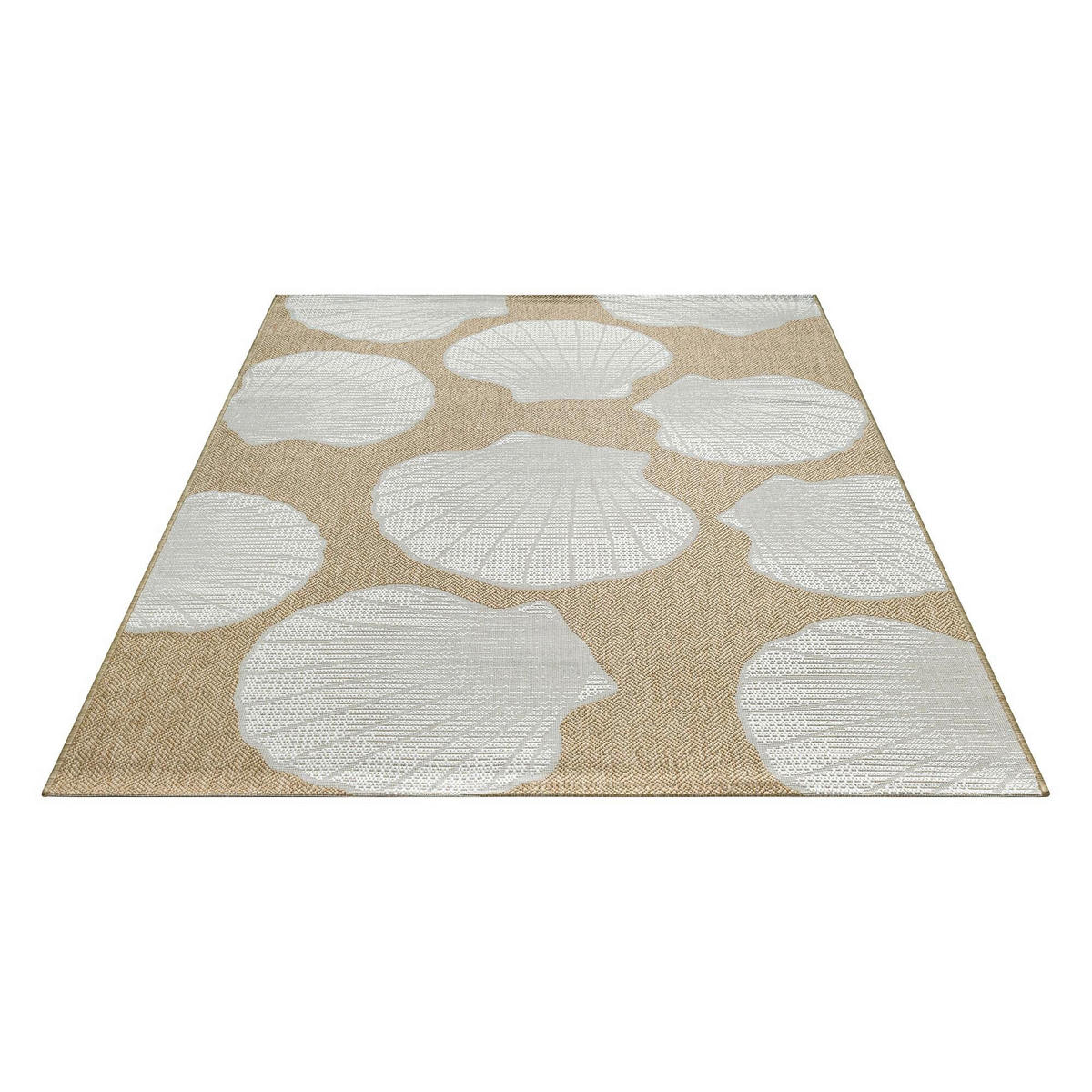 OUTDOORTEPPICH für Terrasse und Balkon 280/380 cm Regina Shell Naturfarben  - Naturfarben, Design, Textil (280/380cm) - Ambia Garden