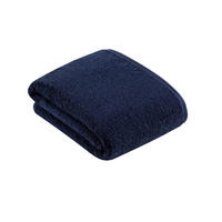 BADETUCH Vegan Life Blau 100/150 cm  - Blau, Basics, Textil (100/150cm) - Vossen