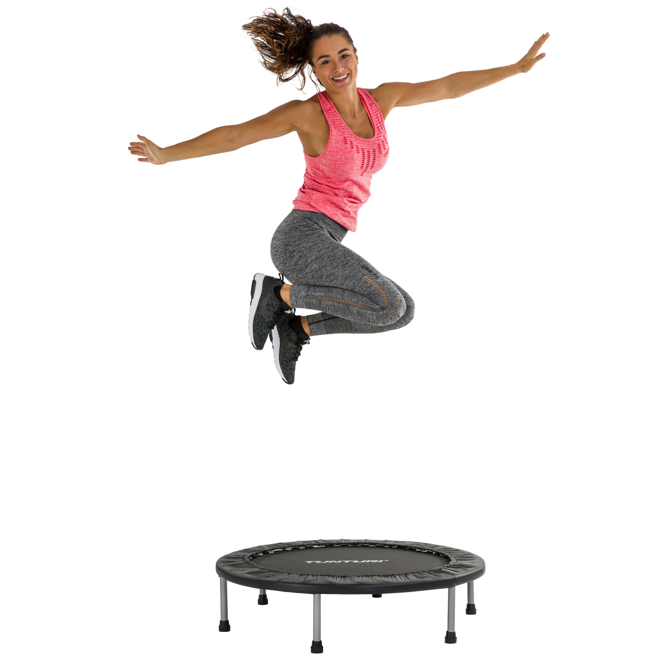 TRAMPOLIN  - Schwarz, KONVENTIONELL, Kunststoff/Metall (125cm)