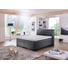 BOXSPRINGBETT "OCEAN" Webstoff 120/200 cm INKL. Topper - Anthrazit/Schwarz, Design, Holz/Textil (120/200cm) - Novel
