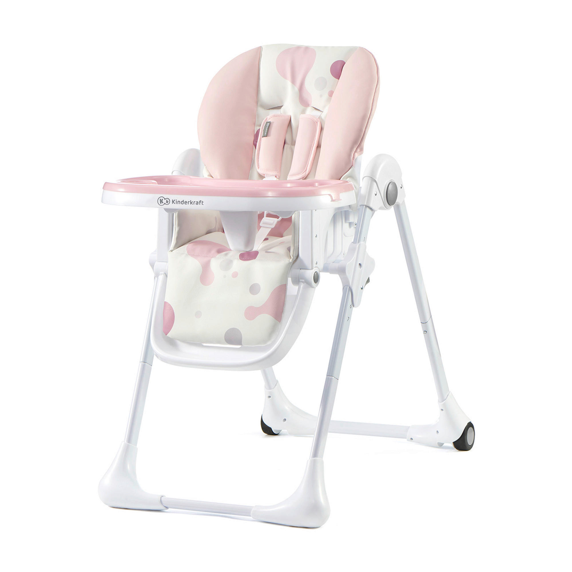 Kinderkraft Hochstuhl Yummy Mehrfarbig, Rosa 55.5x105x84.5 cm