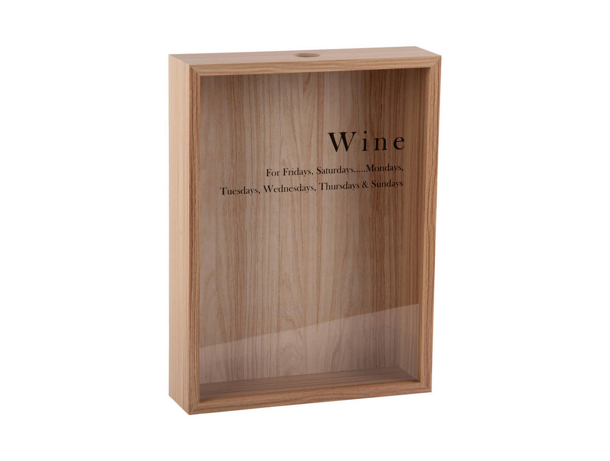 DEKODOSE - Magnolie, Basics, Glas/Holzwerkstoff (30/40/8cm) - Present Time