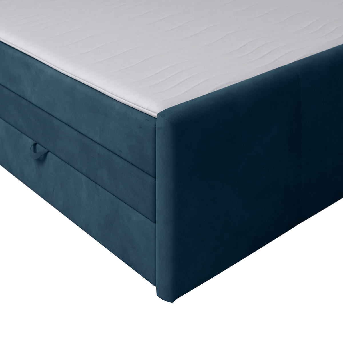 BOXSPRINGBETT 140/200 cm  in Blau  - Blau, Modern, Holz/Kunststoff (140/200cm) - MID.YOU