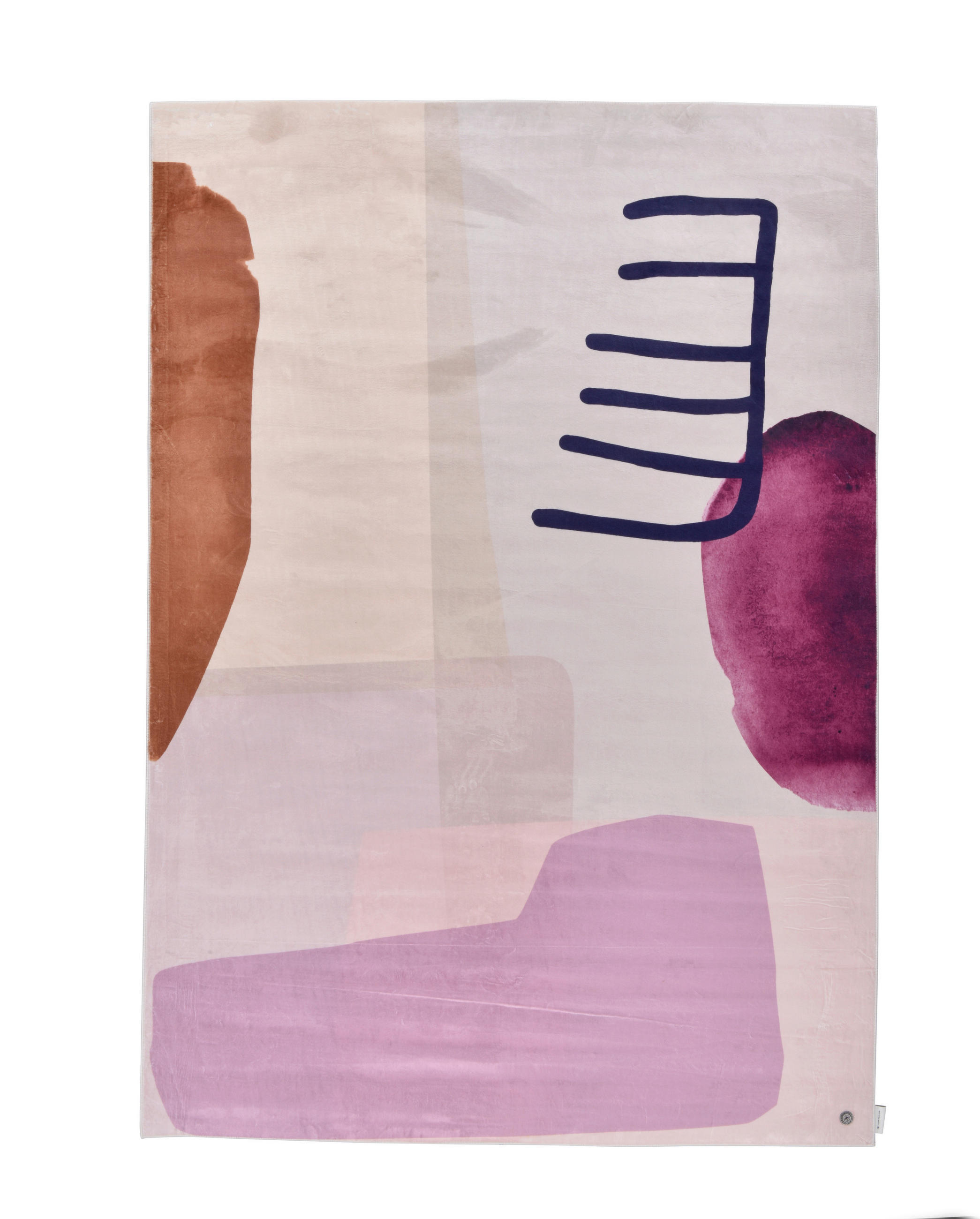 TKANA PREPROGA  SHAPES - TWO     140/200 cm    potiskano  večbarvno, roza  - roza/večbarvno, Design, tekstil (140/200cm) - Tom Tailor