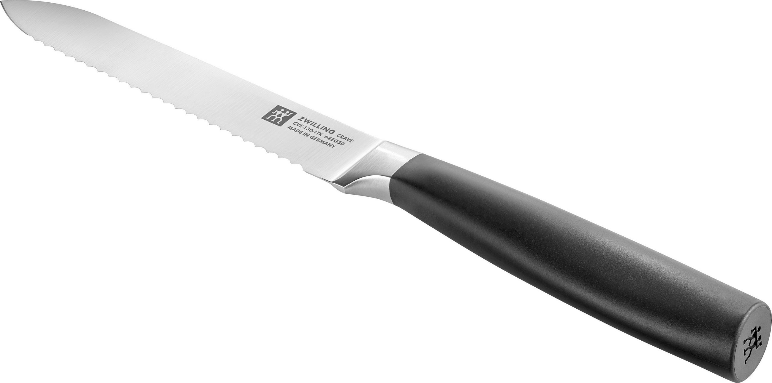 UNIVERSALMESSER Crave  - Edelstahlfarben/Schwarz, Basics, Kunststoff/Metall (37,5/2,8/2,8cm) - Zwilling