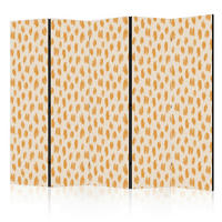 PARAVENT - Beige/Orange, Basics, Textil (225/172/3cm) - artgeist