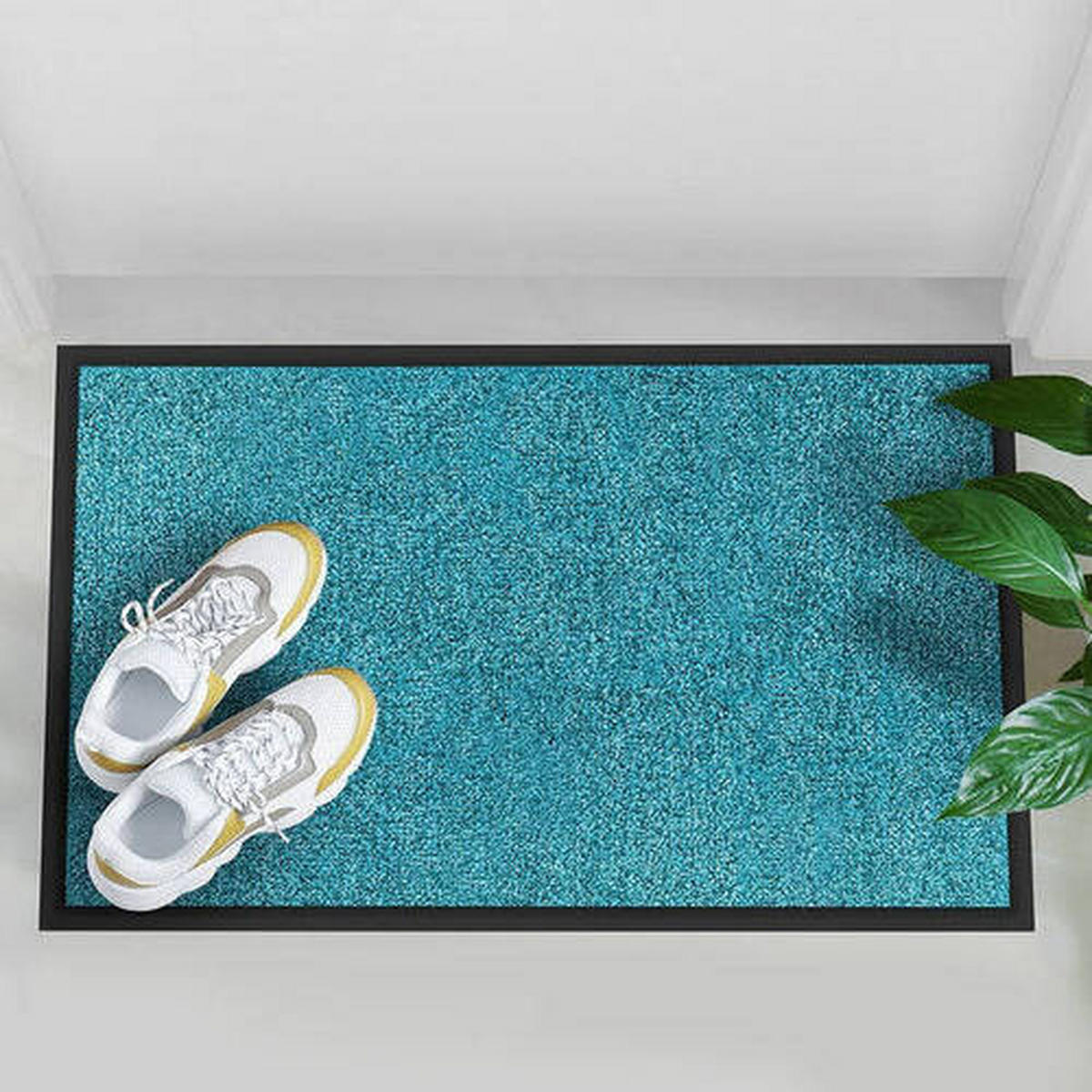 SCHMUTZFANGMATTE  90/120 cm  Türkis  - Türkis, KONVENTIONELL, Kunststoff/Textil (90/120cm) - Esposa