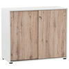 AKTENSCHRANK 100,1/83,6/41 cm  - Wildeiche/Weiß, MODERN, Holzwerkstoff (100,1/83,6/41cm) - MID.YOU