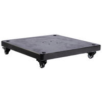 SONNENSCHIRMSTÄNDER - Schwarz, Basics, Stein (80/5/80cm) - Tierra Outdoor