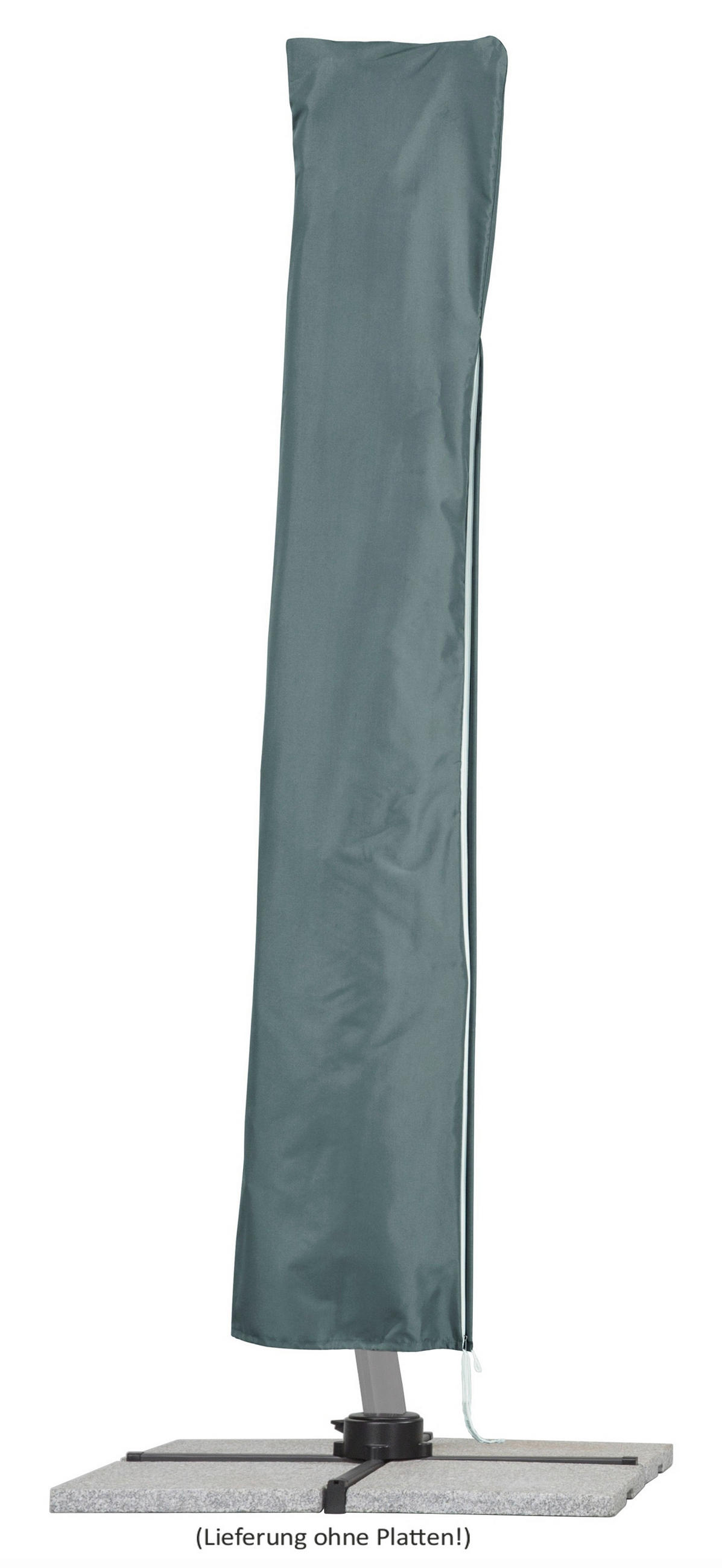 AMPELSCHIRM 350 cm Sandfarben  - Sandfarben/Grau, Basics, Textil/Metall (374/269/350cm) - Schneider
