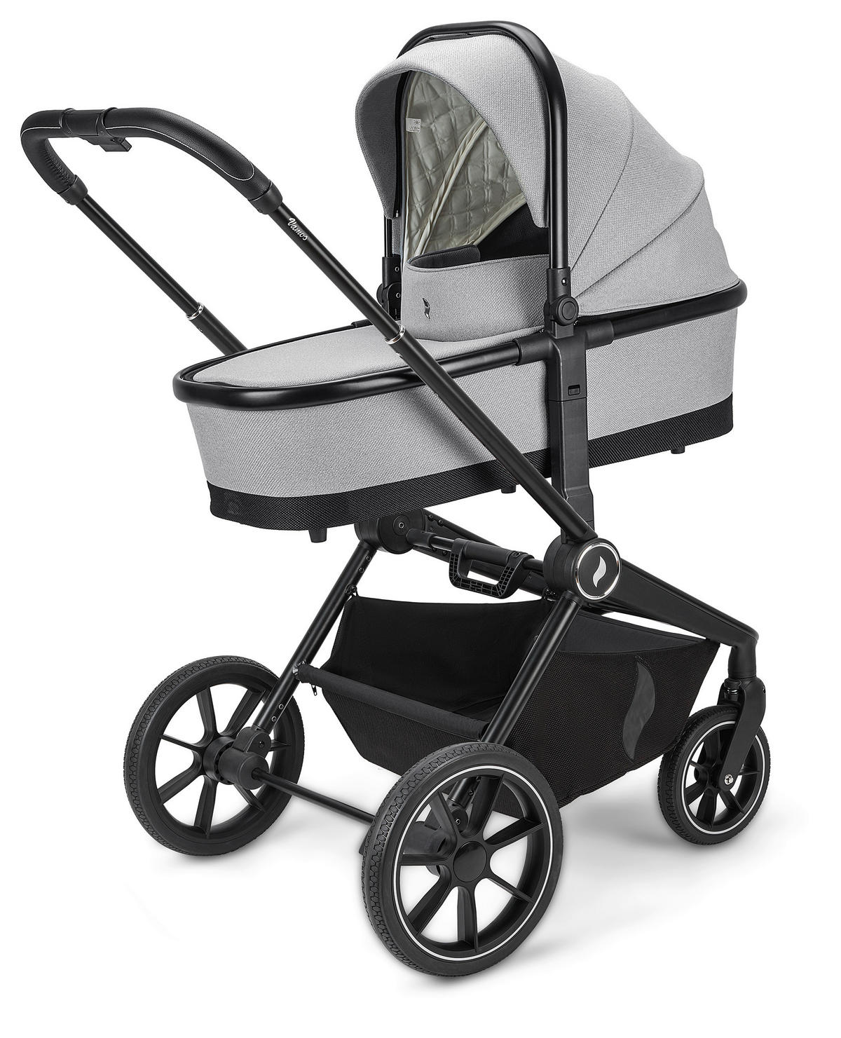 KOMBIKINDERWAGEN  Vamos Cloud  cloud  - Schwarz/Grau, KONVENTIONELL, Kunststoff/Textil (79,5/95,5/60,5cm) - Osann