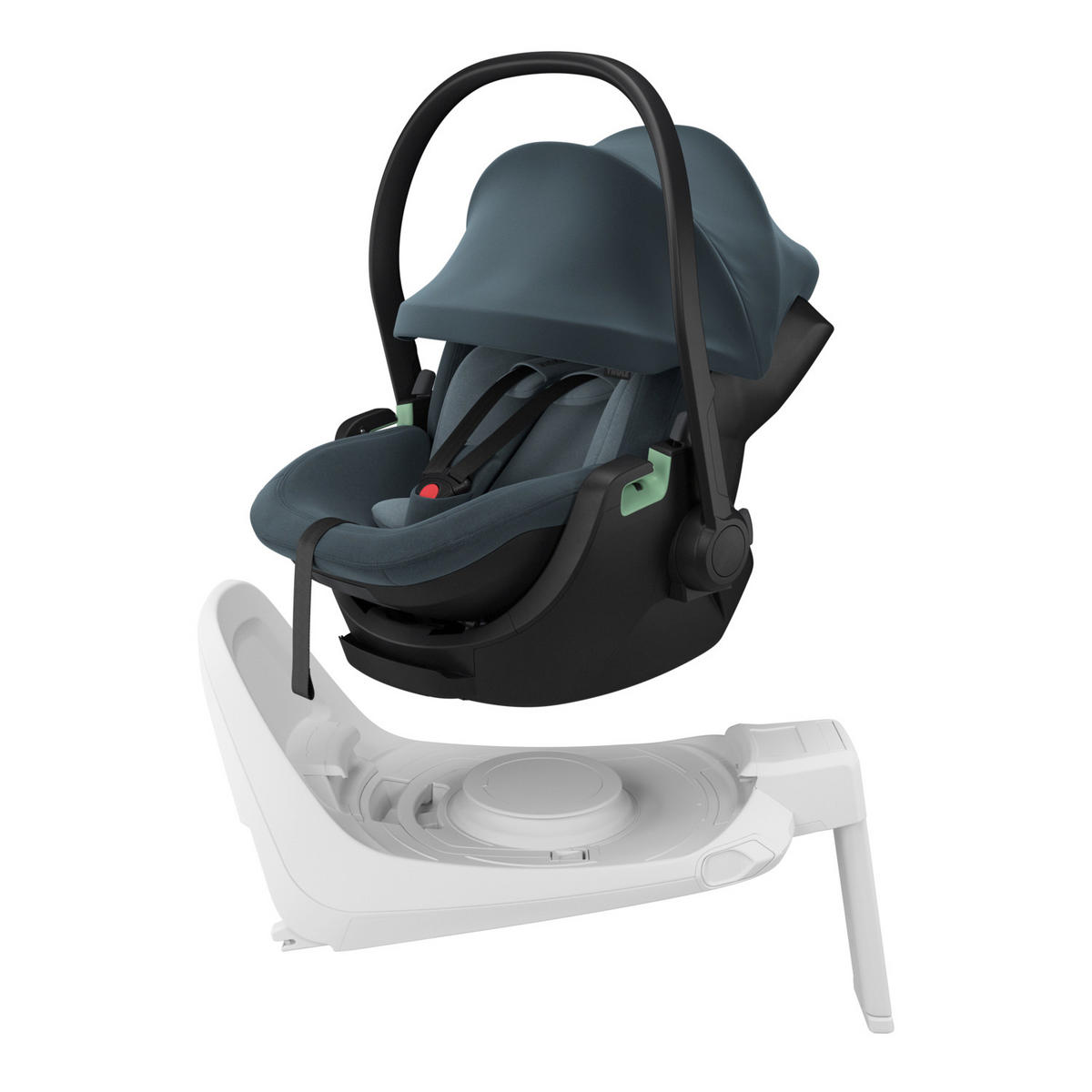 BABYSCHALE  Maple Darkest Blue  - Dunkelblau, Basics, Kunststoff/Textil (44/61/72cm) - Thule