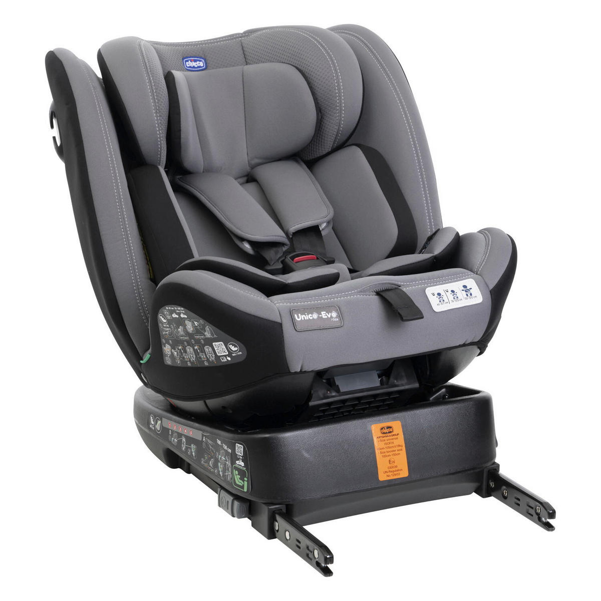 KINDERAUTOSITZ  - Schwarz/Grau, Basics (46/54/69/44cm) - Chicco