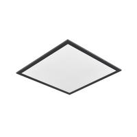 LED PANEL, 45/45/4,5 cm - bílá/černá, Basics, kov/plast (45/45/4,5cm) - Novel