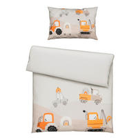 BABYBETTWÄSCHE Flanell 100/135 cm  - Weiß, Basics, Textil (100/135cm) - Patinio