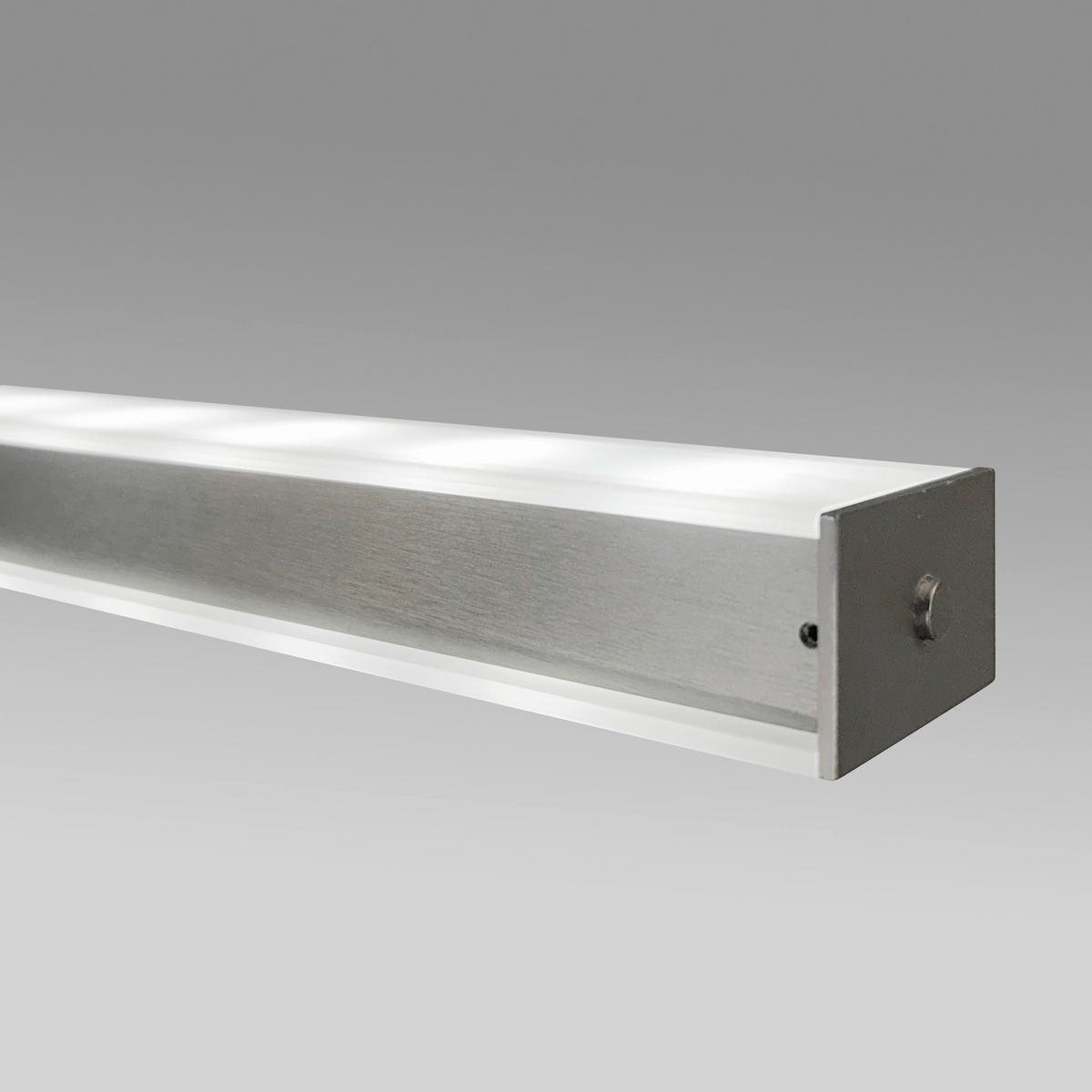 LED-HÄNGELEUCHTE Valeno 115/6,5/70-180 cm   - Nickelfarben, Design, Metall (115/6,5/70-180cm) - Fischer & Honsel