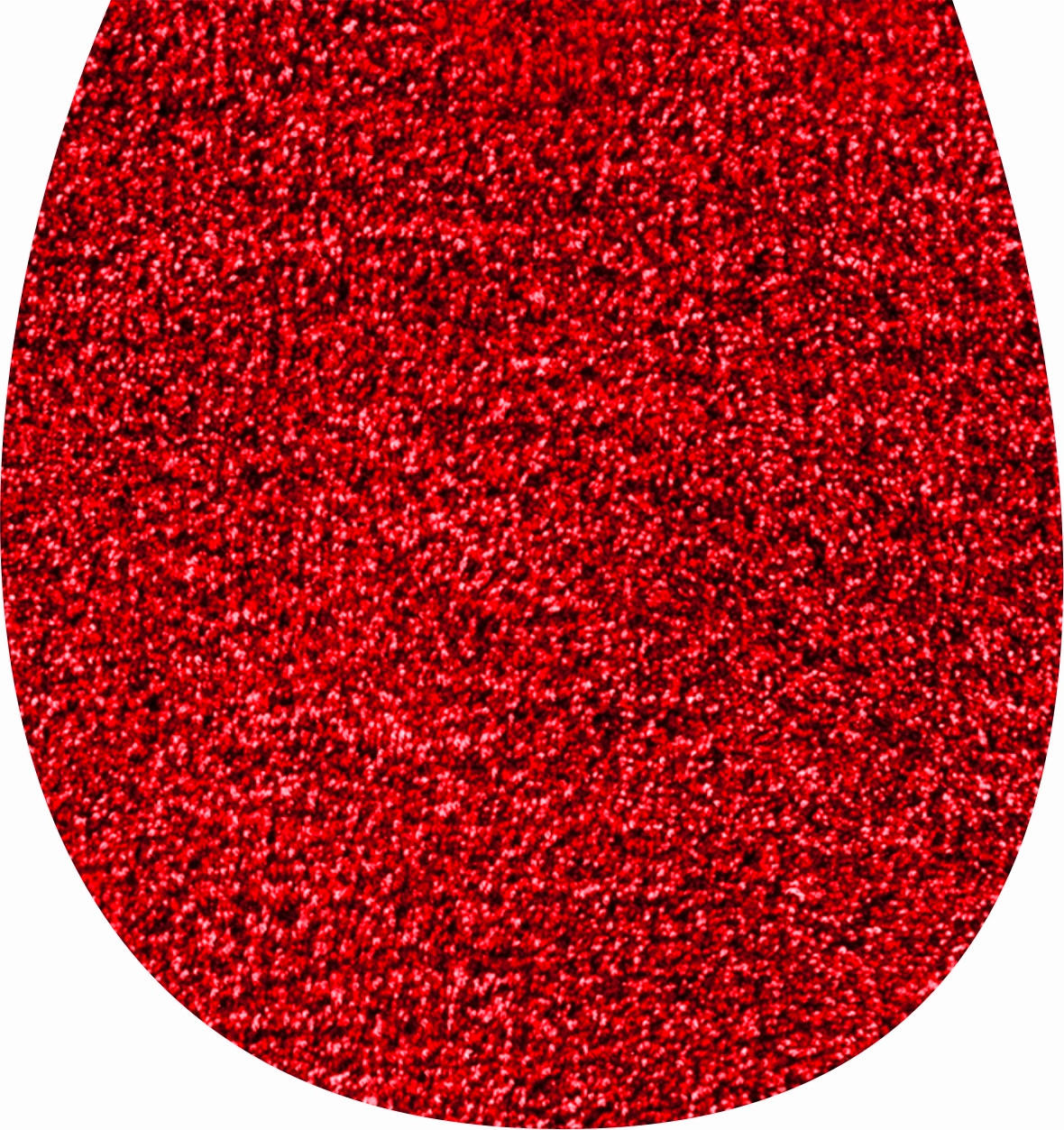 WC-DECKELBEZUG Rot 47/50 cm  - Rot, Basics, Textil (47/50cm) - Grund