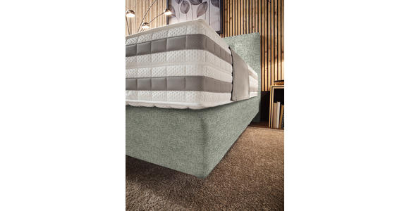 BOXSPRINGBETT 160/200 cm in Beige - Beige, KONVENTIONELL, Holz/Textil (160/200cm) - Dieter Knoll