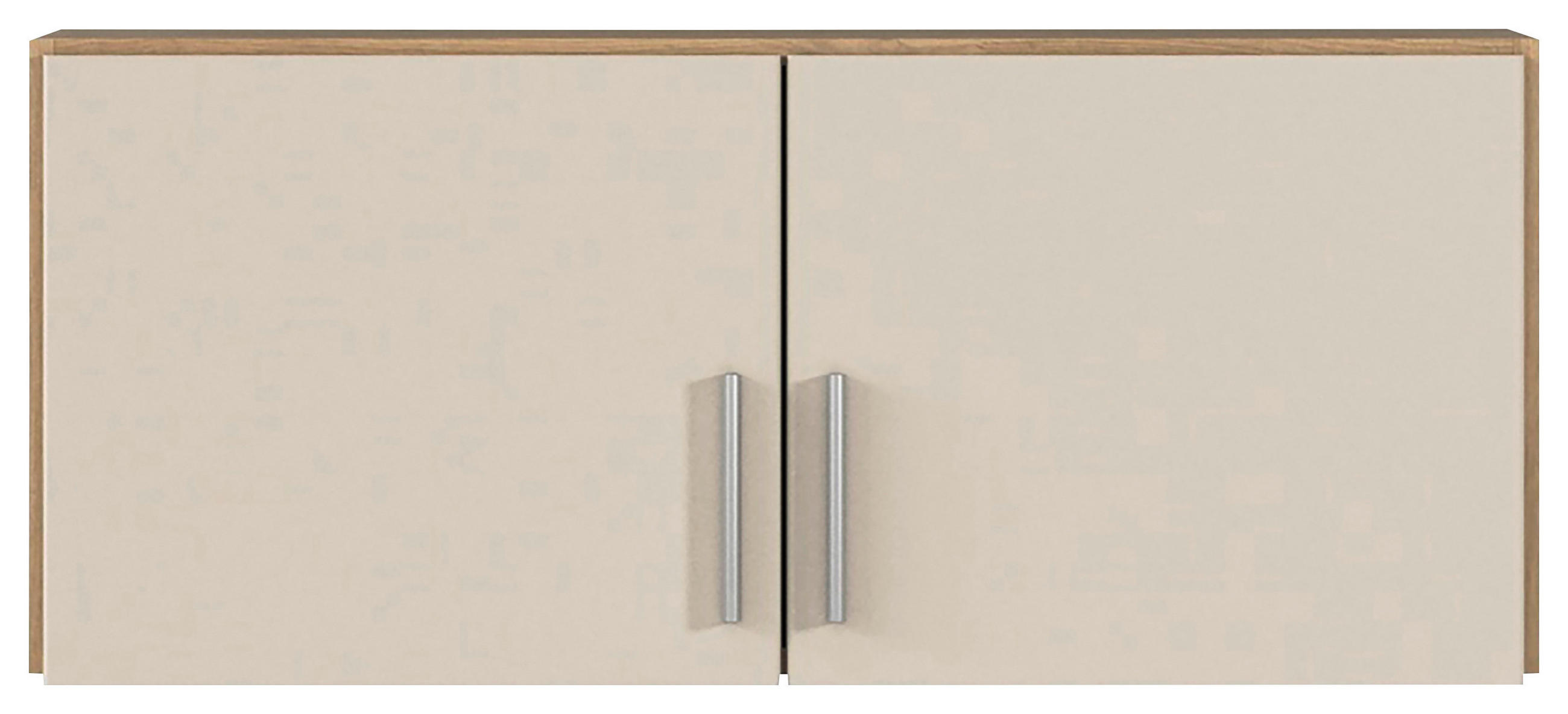 NASTAVEK ZA OMARO - barve aluminija, Moderno, umetna masa/leseni material (91/39/54cm) - Carryhome