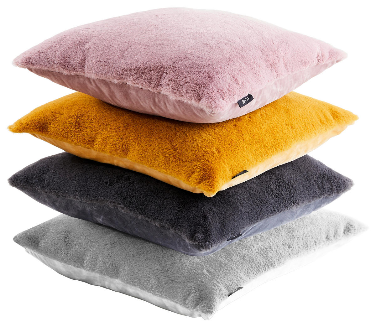 KISSENHÜLLE YUKON 48/48 cm  - Anthrazit, Design, Textil (48/48cm) - Novel