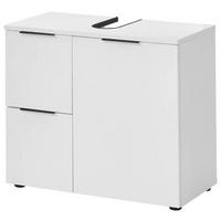 WASCHBECKENUNTERSCHRANK 70/60/35 cm  - Schwarz/Weiß, KONVENTIONELL, Holzwerkstoff/Kunststoff (70/60/35cm) - Xora