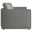 SOFA Webstoff Grau  - Schwarz/Grau, MODERN, Kunststoff/Textil (250/68/104cm) - Xora