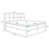 BOXBETT 140/200 cm  in Dunkelblau  - Schwarz/Dunkelblau, MODERN, Holz/Kunststoff (140/200cm) - MID.YOU