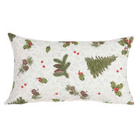 OKRASNA BLAZINA  NOEL FROST   30/50 cm          - večbarvno, Basics, tekstil (30/50cm)