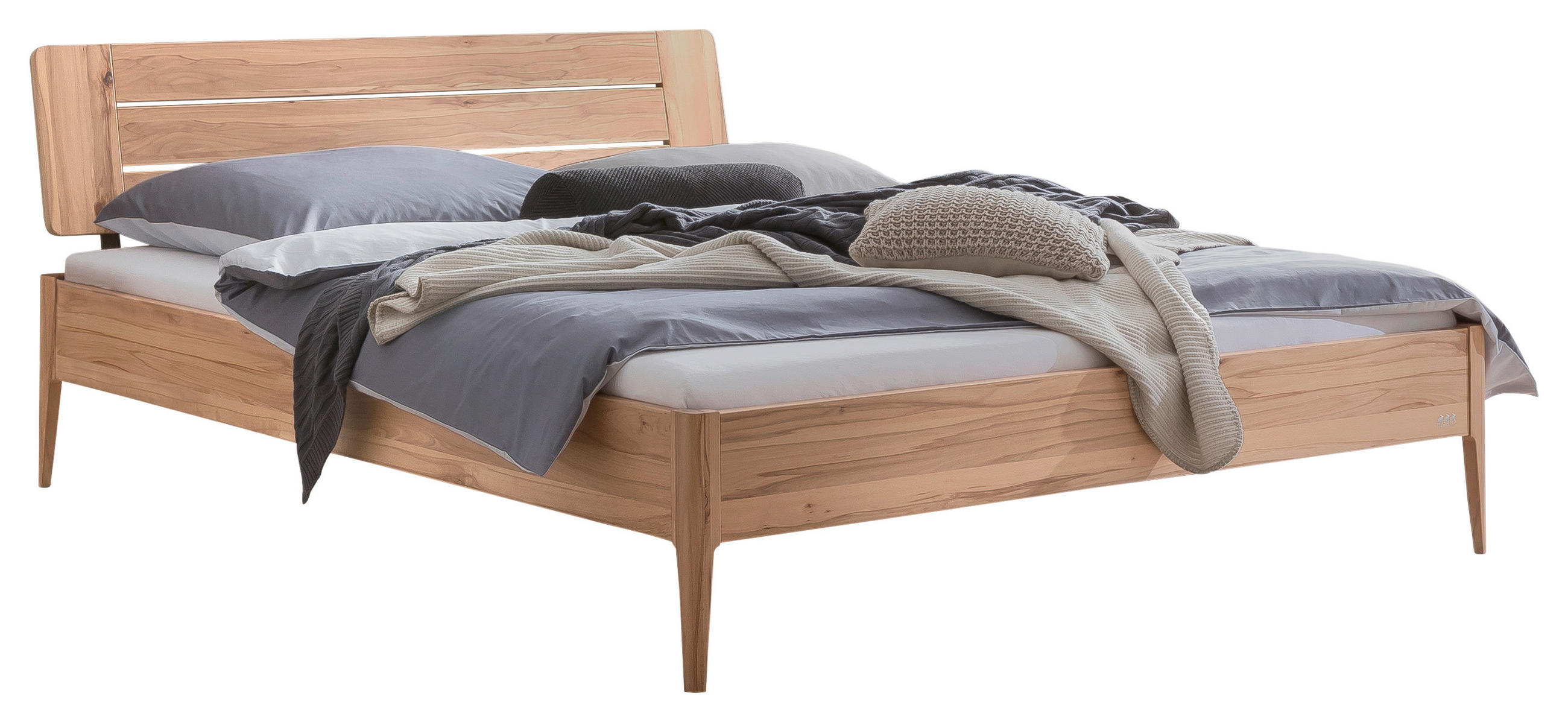 BETT 180/200 cm,  in Buchefarben,  - Buchefarben, Design, Holz (180/200cm) - Hasena