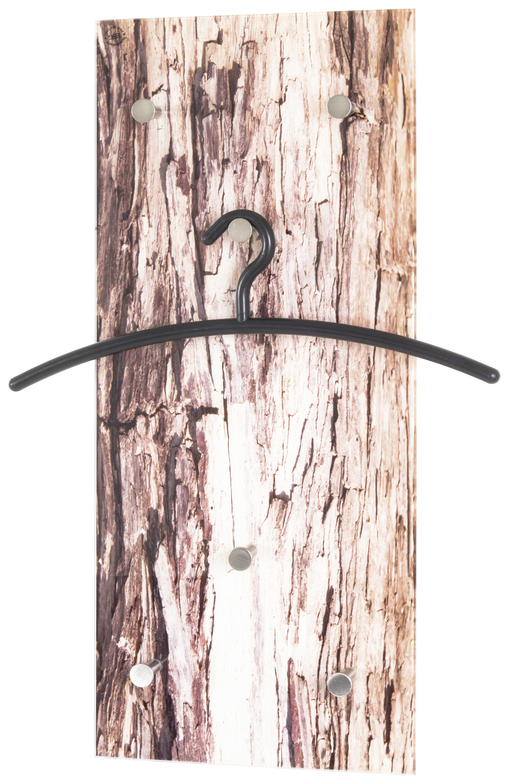 WANDGARDEROBE - Hellbraun/Braun, Glas (35/70/5cm)