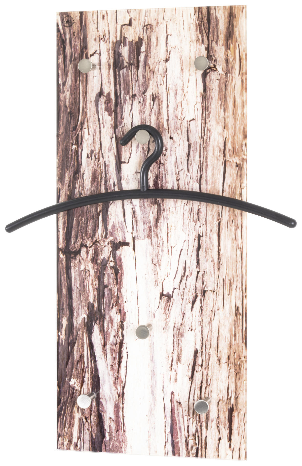 WANDGARDEROBE - Hellbraun/Braun, Glas (35/70/5cm)