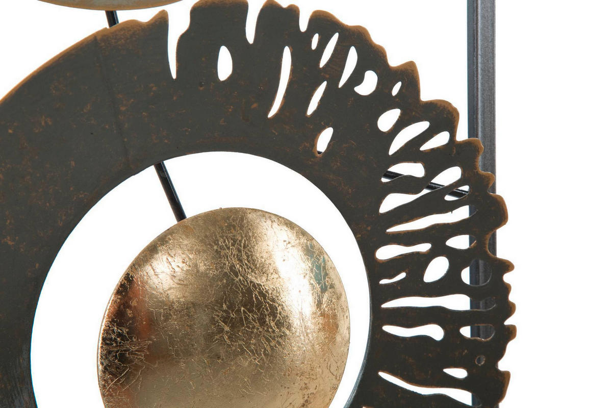WANDDEKO  31/89.5/3 cm   - Chromfarben/Goldfarben, Basics, Metall (31/89.5/3cm)