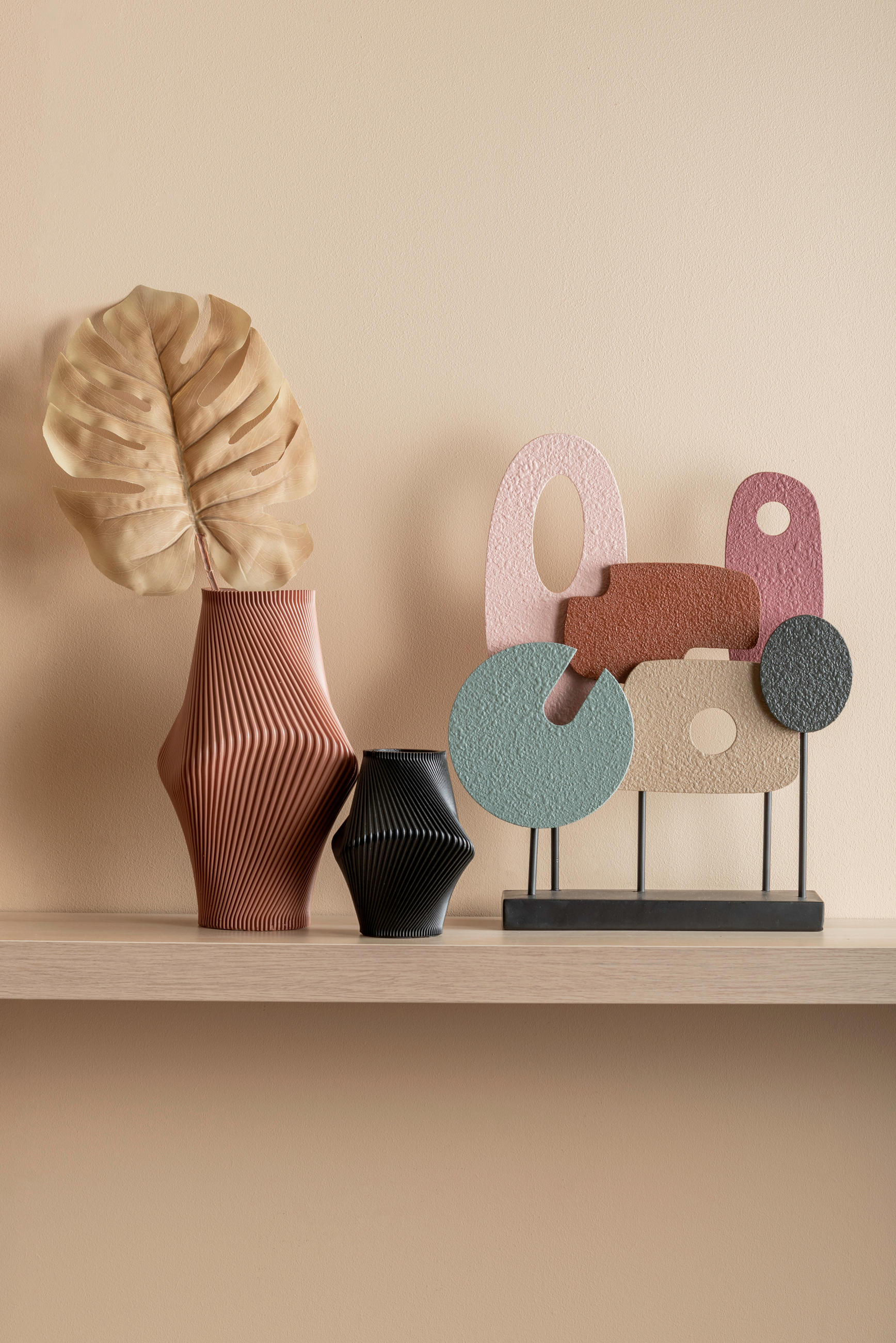 SKULPTUR - Multicolor, Basics, Holzwerkstoff (9.5/36/44cm) - Present Time