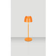 AKKU-TISCHLEUCHTE Santa Ana 11/34,6 cm  - Orange, Trend, Metall (11/34,6cm) - Novel