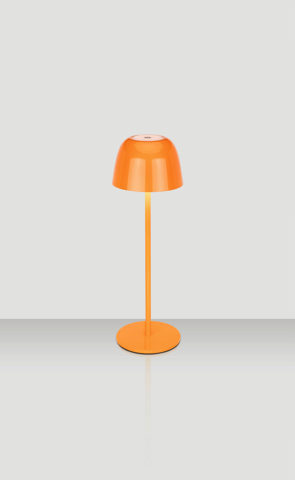 AKKU-TISCHLEUCHTE Santa Ana 11/34,6 cm  - Orange, Trend, Metall (11/34,6cm) - Novel