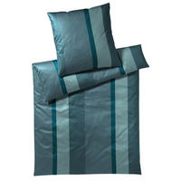 BETTWÄSCHE Set Perkal 240/220 cm  - Petrol, Basics, Textil (240/220cm) - Yes for bed