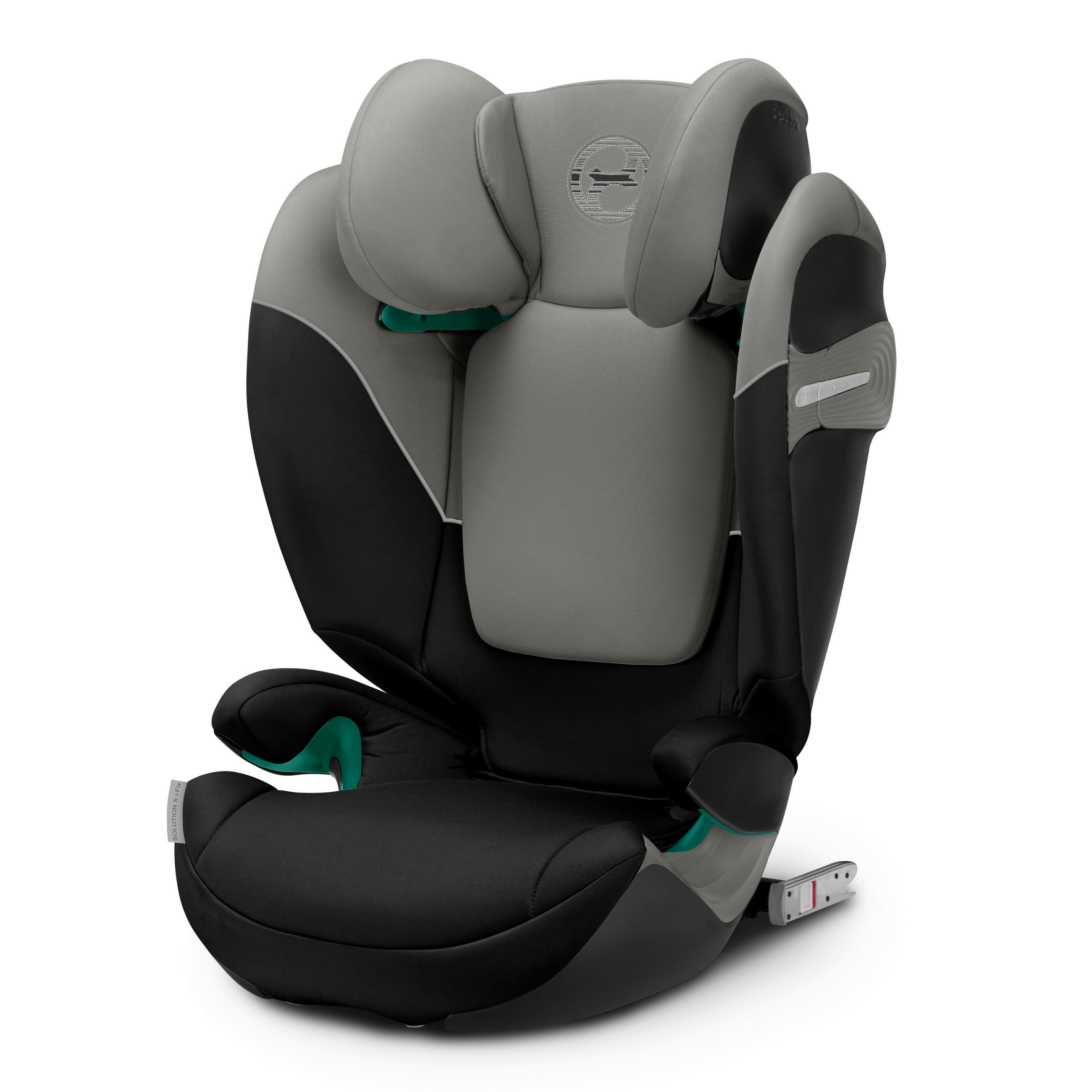 KINDERAUTOSITZ Solution S2 i-Fix Pepper Grey  - Schwarz/Grau, Basics, Kunststoff/Textil (40,5/50/61cm) - cybex GOLD