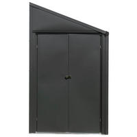 GERÄTEHAUS 203/208/124 cm  - Grau, Basics, Metall (203/208/124cm) - Ambia Garden