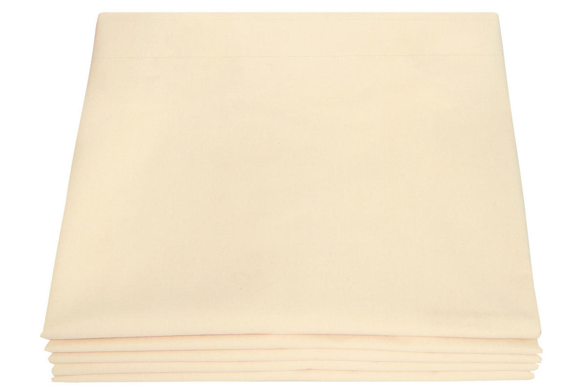 VERDUNKELUNGSVORHANG - Beige, Basics, Textil (135/250cm)