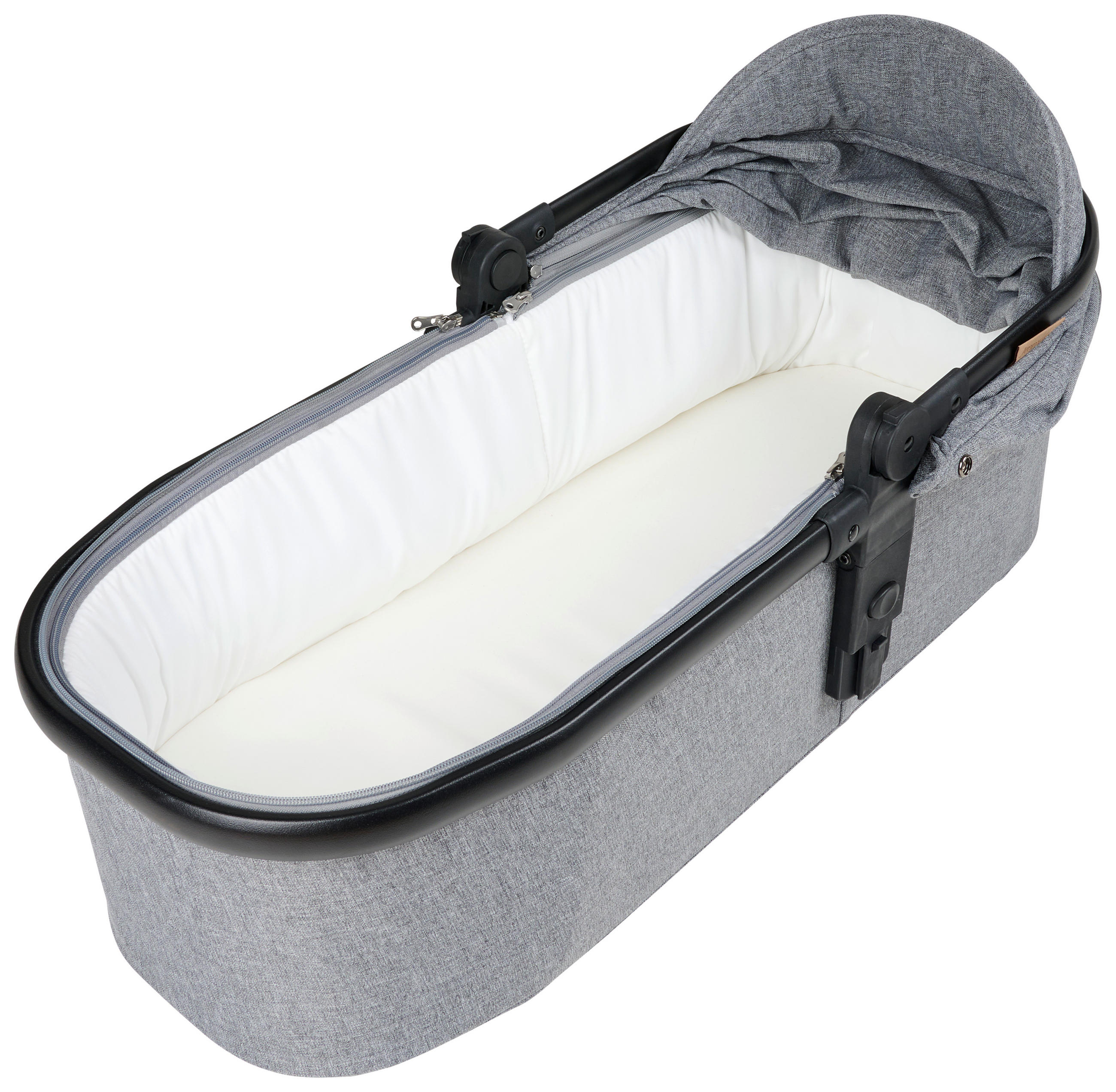 LIGGDEL  - grå, Basics, metall/textil (77,5/62/32,5cm) - Jimmylee