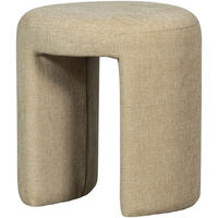 HOCKER in Textil Naturfarben  - Naturfarben, Design, Textil (45/47/45cm) - Livetastic