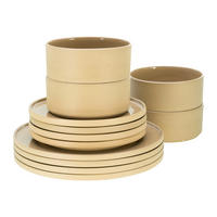 TAFELSERVICE 12-teilig  - Sandfarben, Basics, Keramik (39/34/34cm) - Creatable