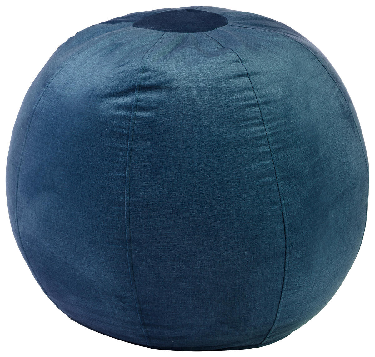 SITZBALL  - Dunkelblau, Basics, Textil (65/65/65cm) - Novel