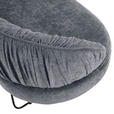 SITZBANK 202/88/65 cm Flachgewebe Grau Metall  - Schwarz/Grau, Design, Textil/Metall (202/88/65cm) - Novel