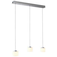 LED-HÄNGELEUCHTE ABBY 110/20/150 cm  - Alufarben, Design, Metall (110/20/150cm) - Hell