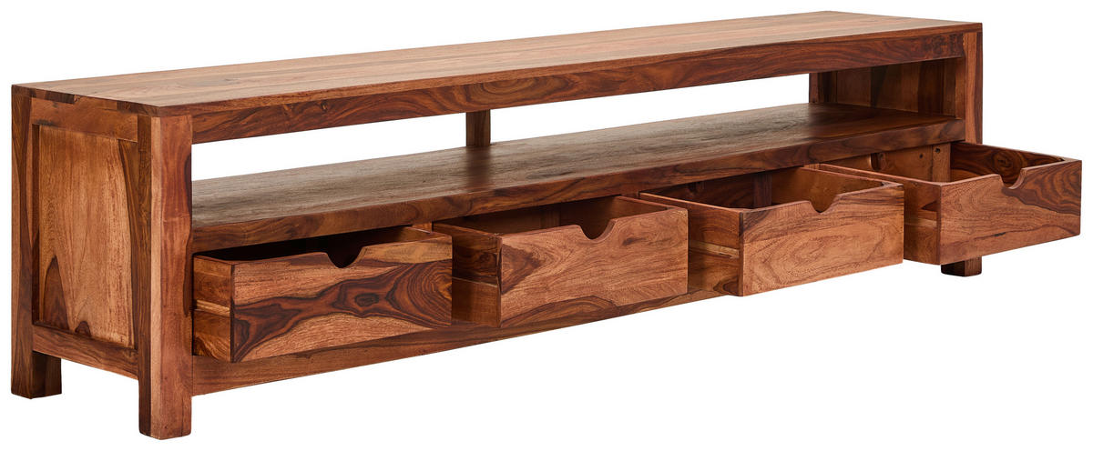 LOWBOARD  200/50/40 cm 4 Schublade(n)  - Sheeshamfarben/Naturfarben, Design, Holz (200/50/40cm) - Livetastic