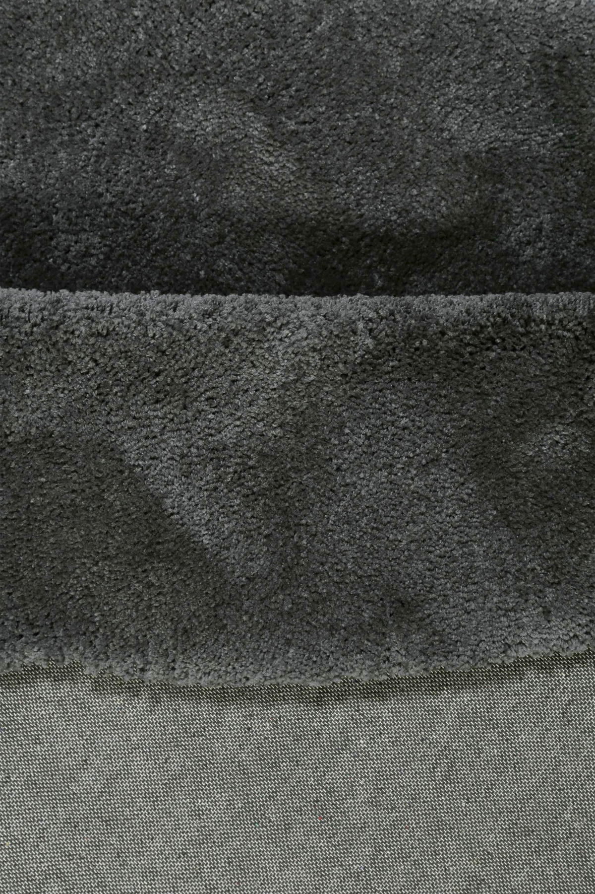 HOCHFLORTEPPICH 120 cm #relaxx Anthrazit rund  - Anthrazit, KONVENTIONELL, Textil (120cm) - Esprit