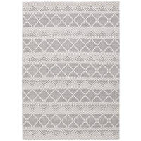 RUČNĚ TKANÝ KOBEREC, 70/130 cm, černá, bílá - bílá/černá, Konvenční, textil (70/130cm) - Linea Natura
