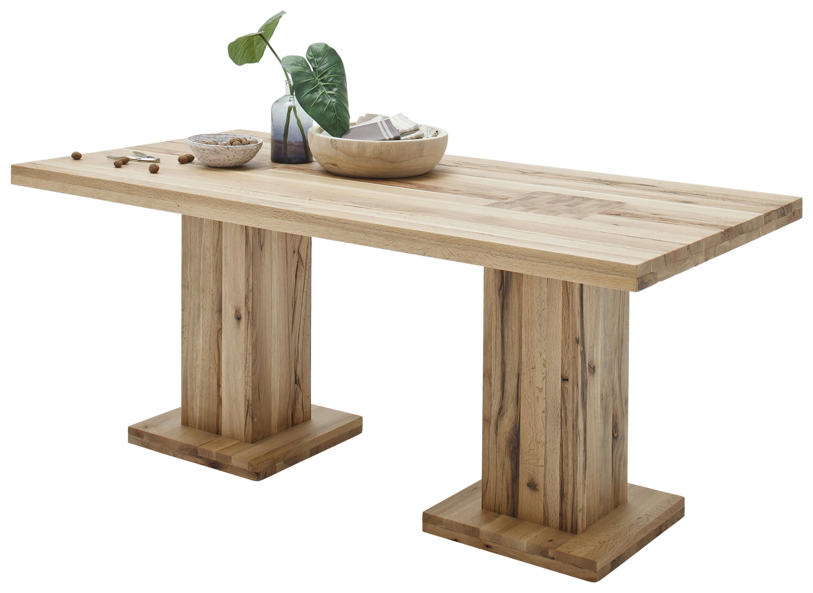 ESSTISCH in Holz 220/100/76 cm  - Wildeiche, KONVENTIONELL, Holz (220/100/76cm) - Landscape