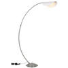 LED-STEHLEUCHTE ROBLES 124/35/182 cm   - Schwarz/Weiß, Design, Kunststoff/Metall (124/35/182cm) - Globo